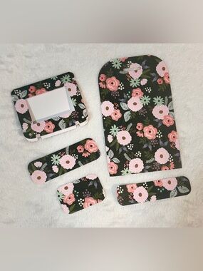 Hand Crafted Floral Scrapbook, Junk Journaling or Stationery Set